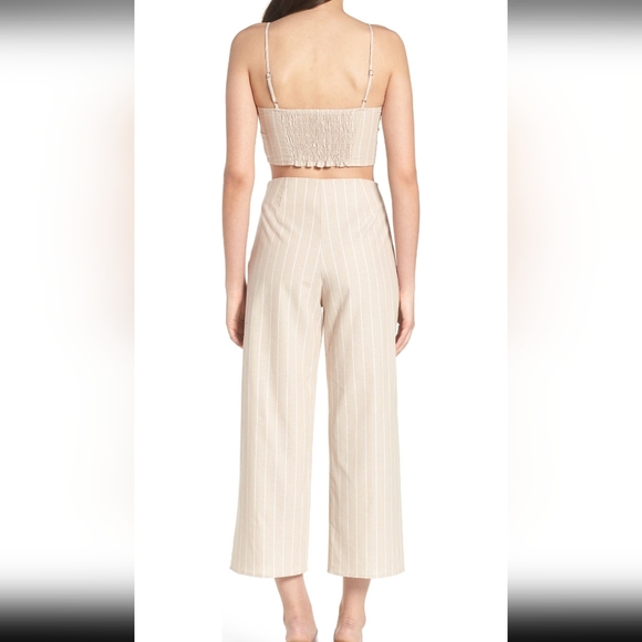 Leith Linen High Waist Culottes & Crop Top Set - Picture 16 of 16